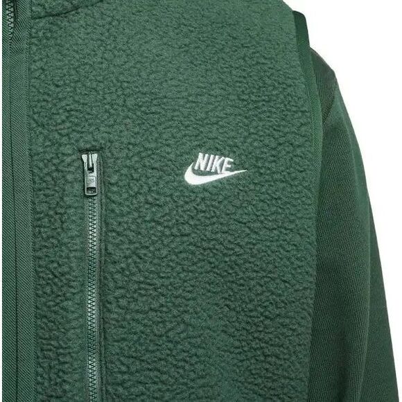 Nike NWT Vest  Sportswear Club Fleece Winterized Zip-Front Vest Fir/White - Picture 8 of 9
